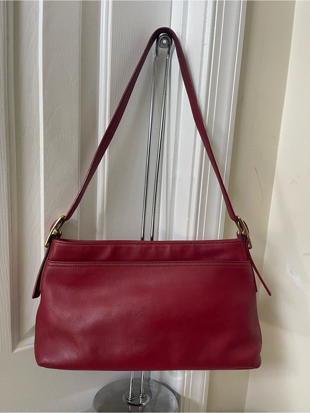 Coach vintage Legacy Red Leather Shoulder Bag
